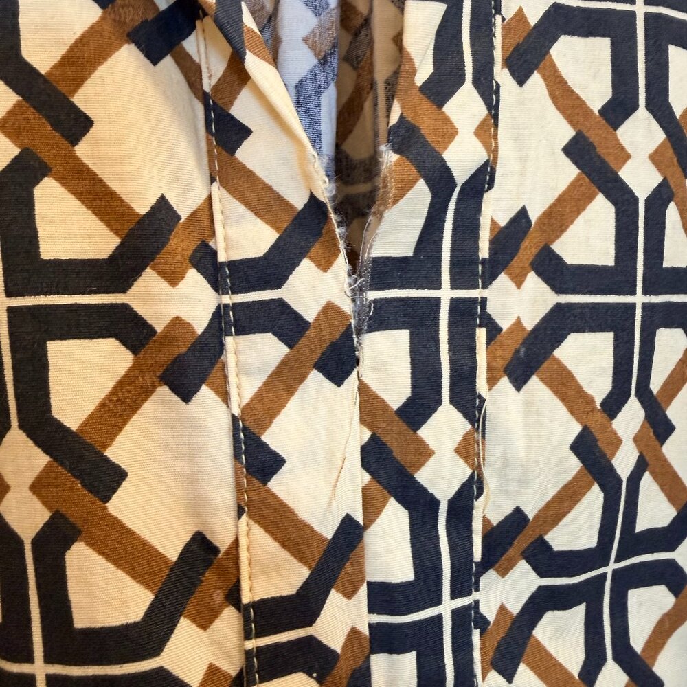 Tizzie Geometric Button-Front Shirt Dress Size S - Picture 7 of 10